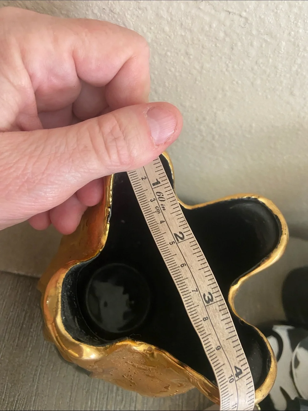 VTG 60s SAVOY Weeping 24K GOLD Tulip Vase’ - Picture 7 of 9
